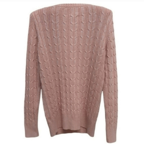 St Johns Bay V Neck Fitted Sweater Womens Medium - Picture 4 of 9